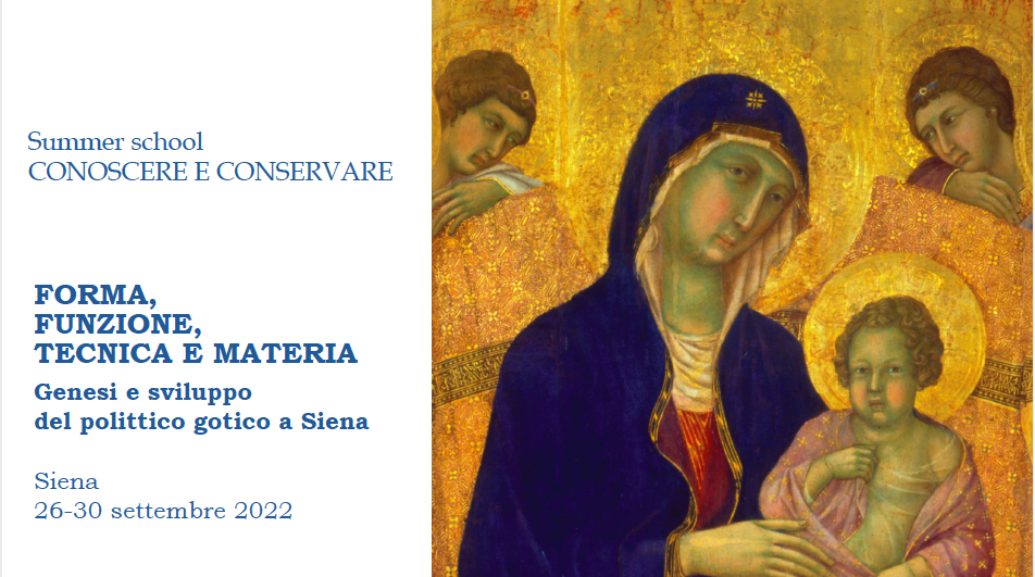 Summer school "Forma, funzione, tecnica e materia", Università per Stranieri di Siena, 26 - 30 settembre 2022